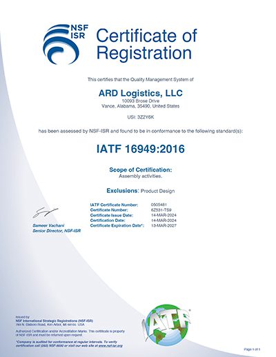 GAA-IATF-16949-2016